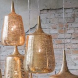 HANGING LAMP TRP FLSK GOLD PLATED - HANGING LAMPS